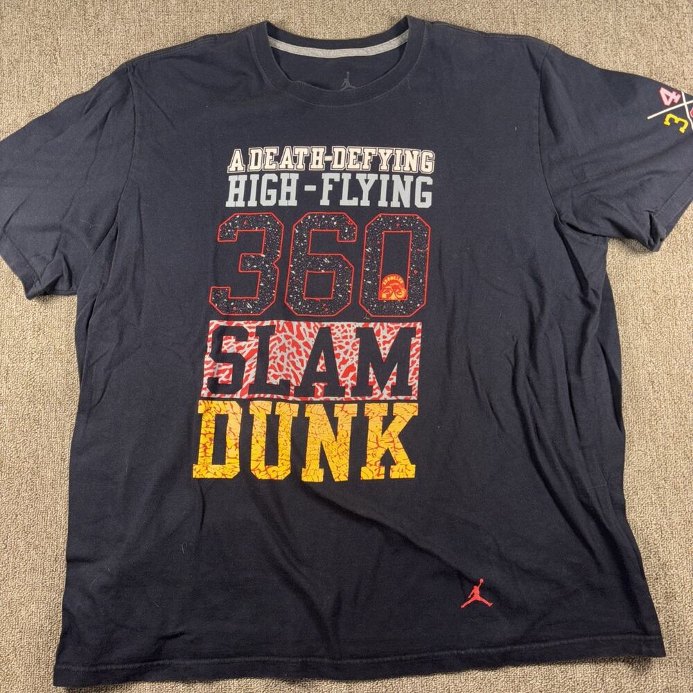 Nike Jordan Spizike “Death Defying Dunk” T-Shirt Men's Medium Large XL 2XL NWOT